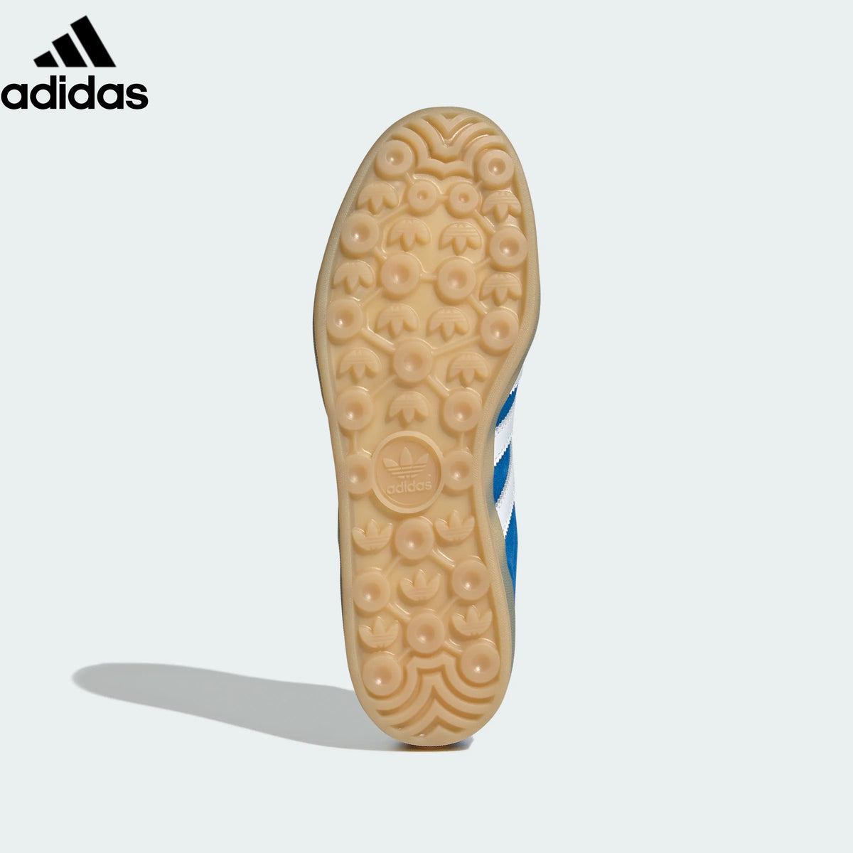 Mercedes-AMG x adidas Originals Gazelle Indoor Shoes "Blue Bird / Cloud White / Gum"Classic sneakers,Adidas Women's Shoe Sale / Men's Shoe Sale