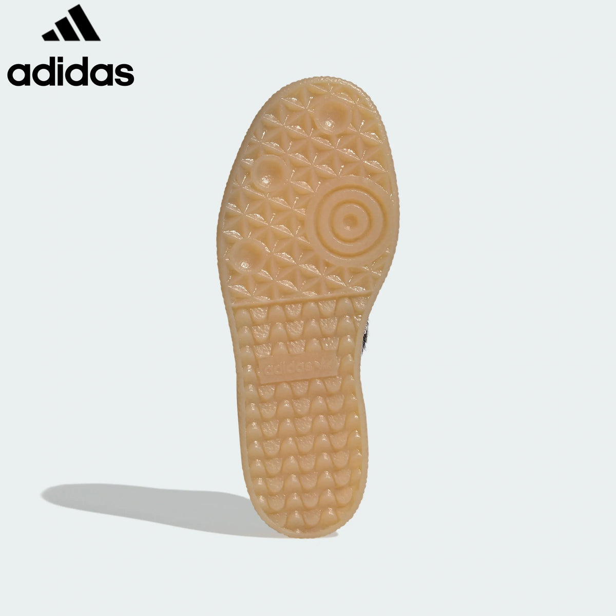 adidas Originals Sambae Women's Sneakers – White with Leopard Stripes & Burgundy Laces