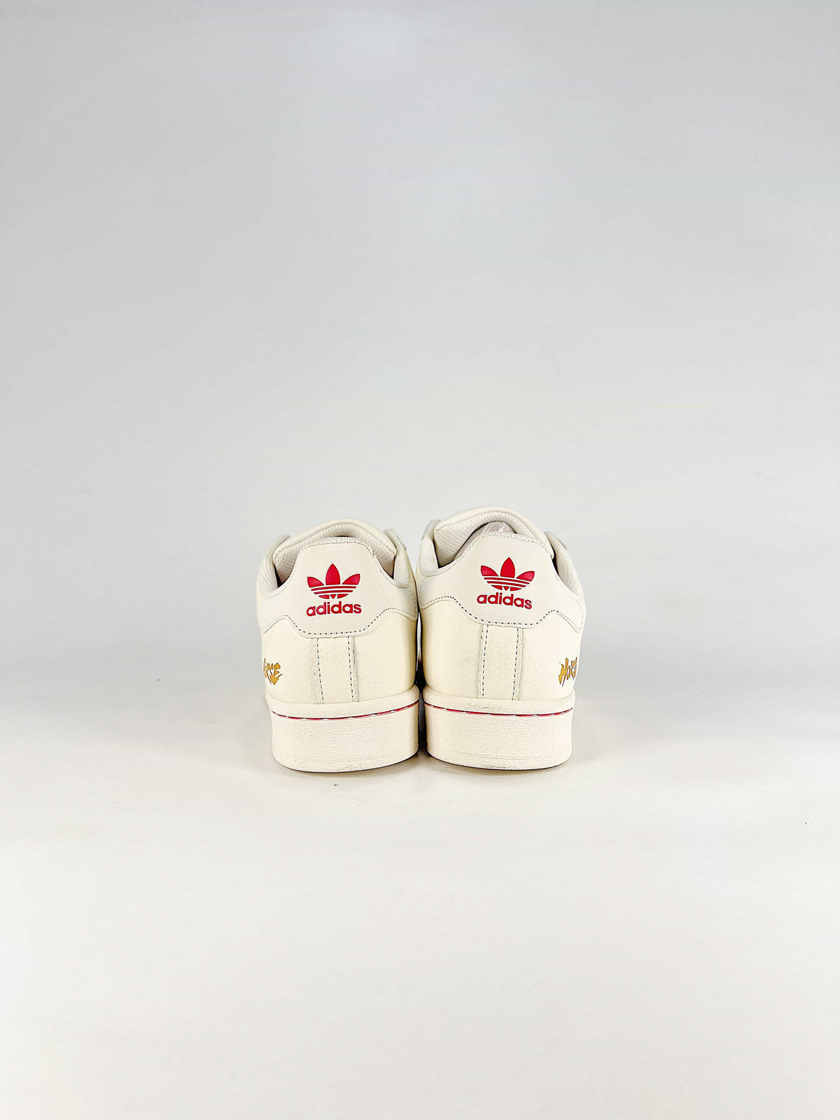 Adidas Superstar "Off White Red Blue Black Horse Year"-Classic sneakers,Adidas Women's Shoe Sale / Men's Shoe Sale