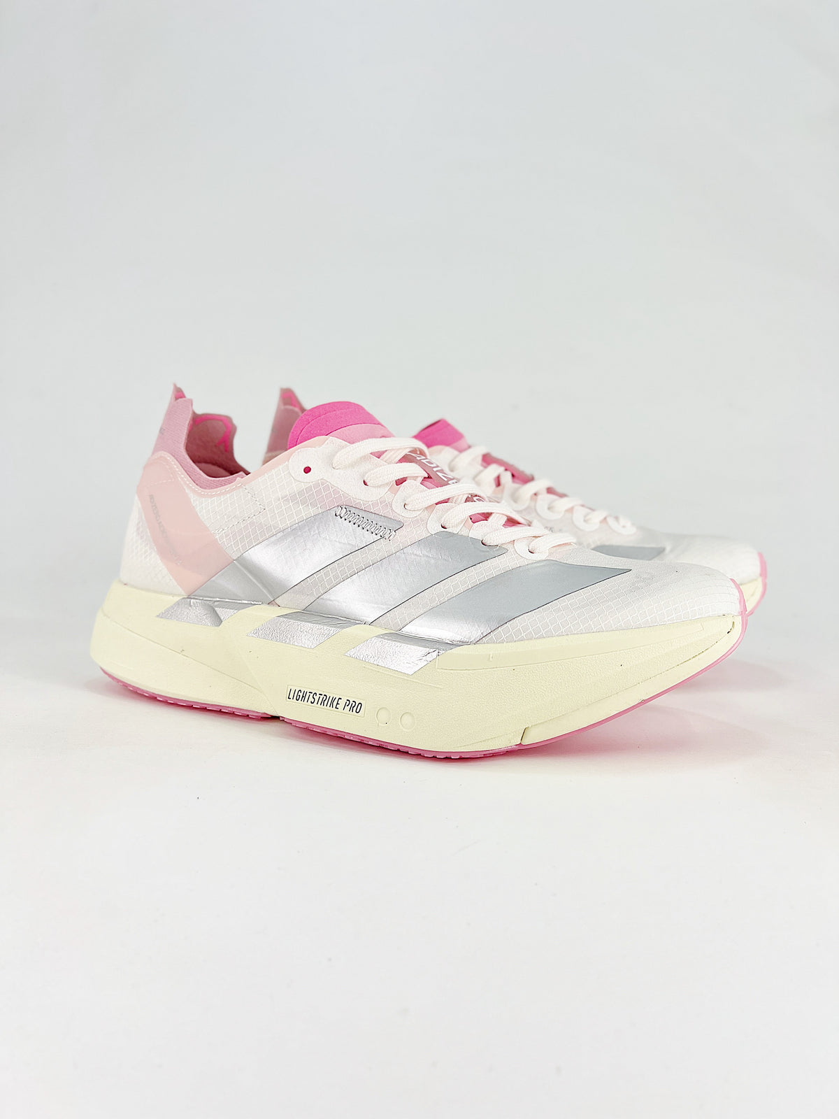 adidas Adizero Adios Pro 4 "White Silver Pink"-Classic sneakers,Adidas Women's Shoe Sale / Men's Shoe Sale