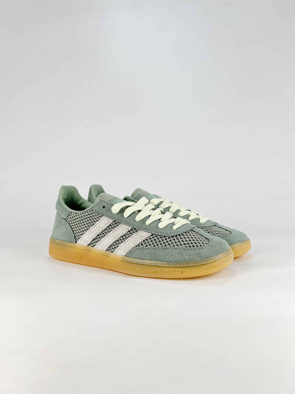 Adidas Handball Spezial Mesh Suede Sneakers "Sage Green"-Adidas Women's Shoe Sale / Men's Shoe Sale