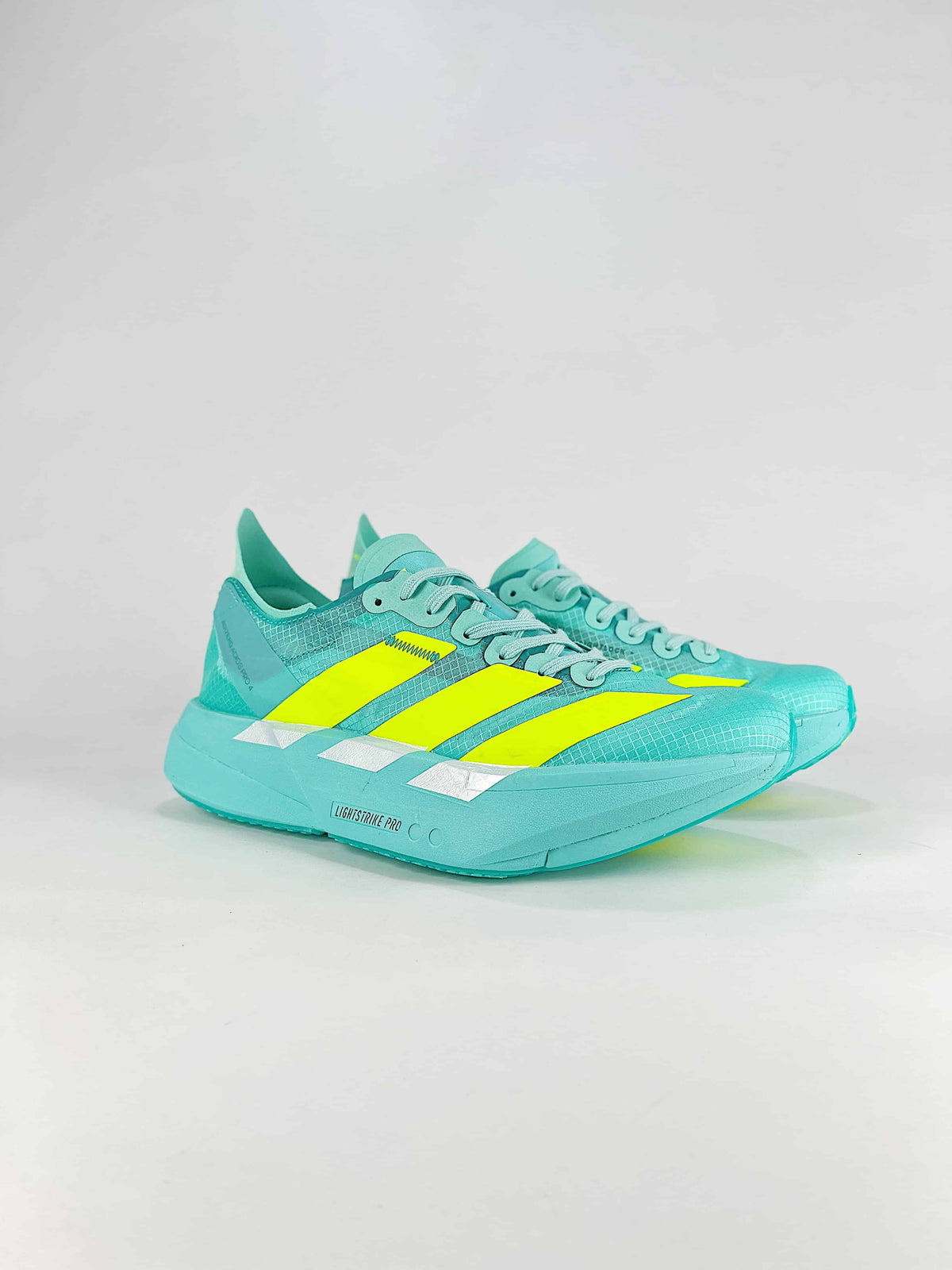 adidas Adizero Adios Pro 4 "Cyan Yellow"-Classic sneakers,Adidas Women's Shoe Sale / Men's Shoe Sale