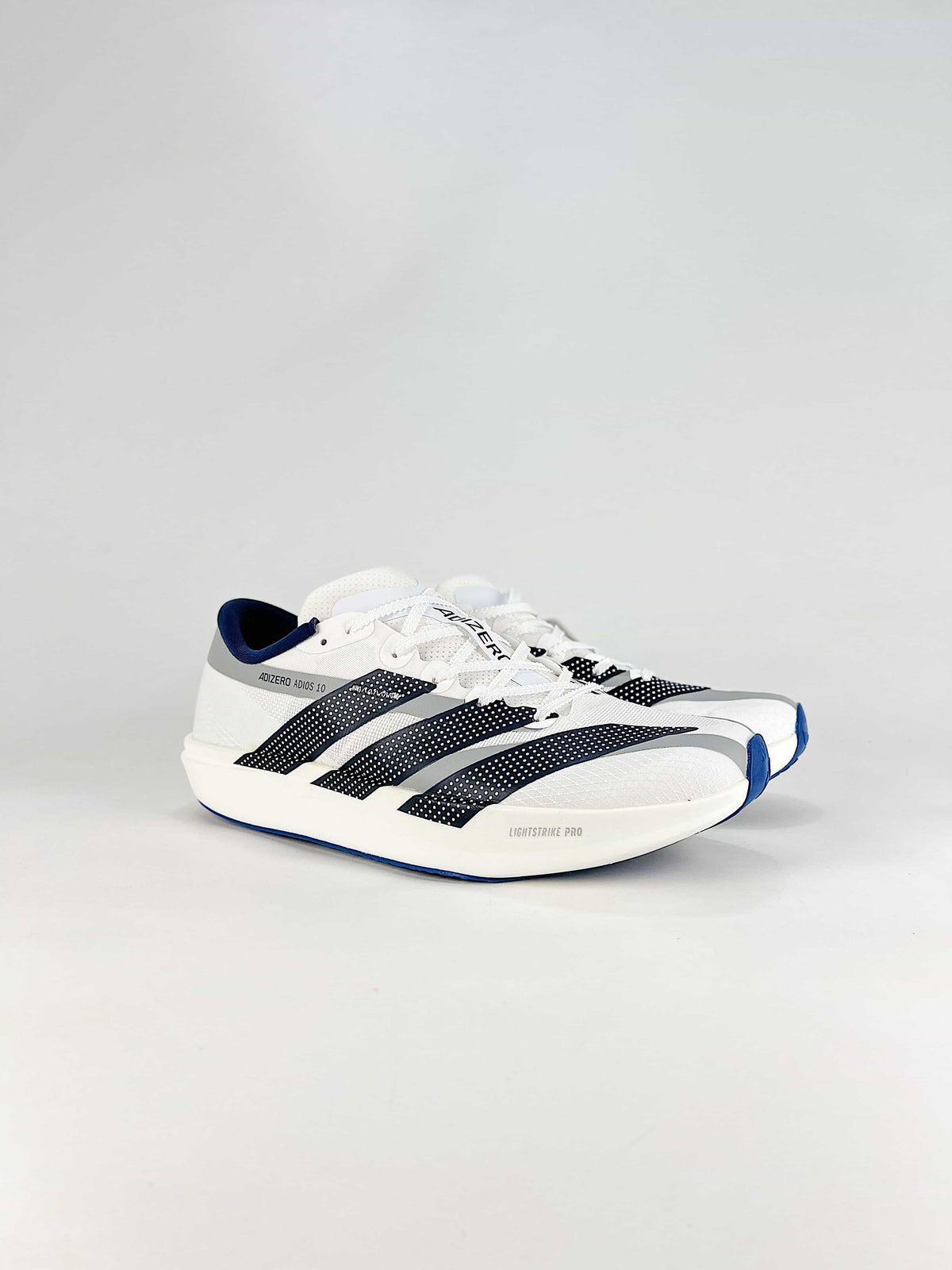 Adidas Adizero Adios 10 "White Navy Blue"-Classic sneakers,Adidas Women's Shoe Sale / Men's Shoe Sale