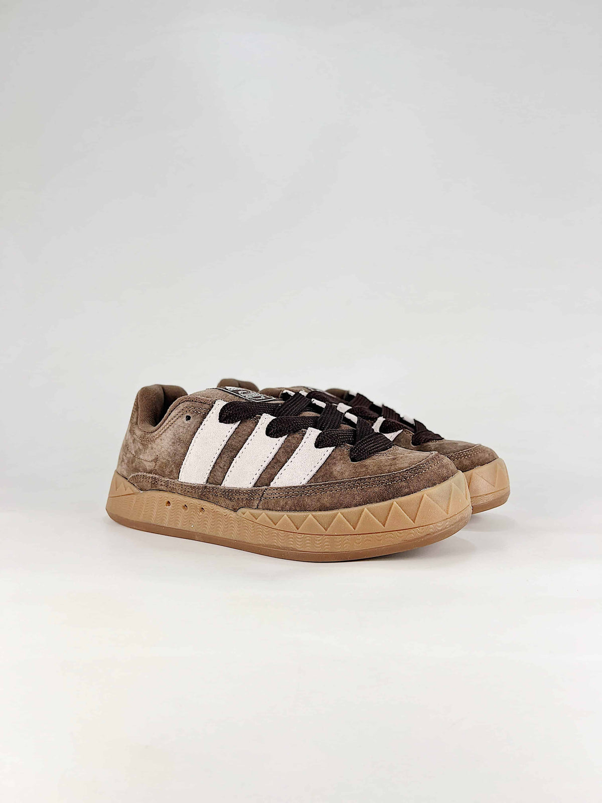 Adidas Adimatic "Brown White"-Classic sneakers,Adidas Women's Shoe Sale / Men's Shoe Sale