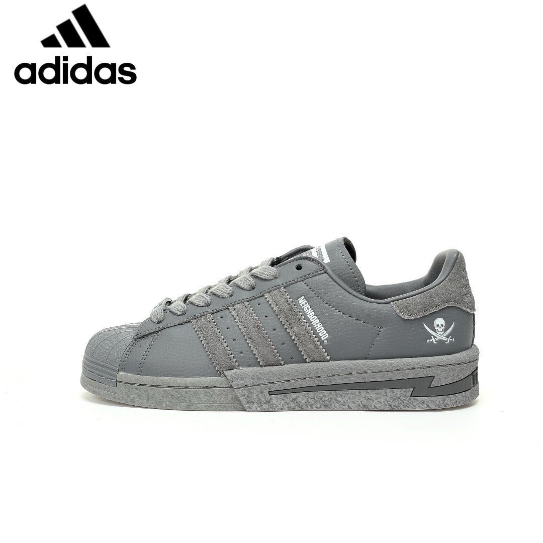 adidas Superstar x NEIGHBORHOOD Sneakers – Gray，Adidas Women's Shoe Sale / Men's Shoe Sale
