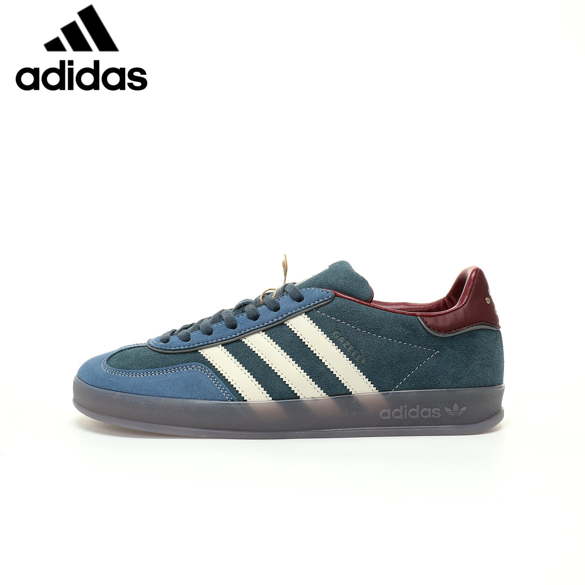 adidas Gazelle Indoor "Dark Teal Burgundy"ShoesClassic sneakers，Adidas Women's Shoe Sale / Men's Shoe Sale