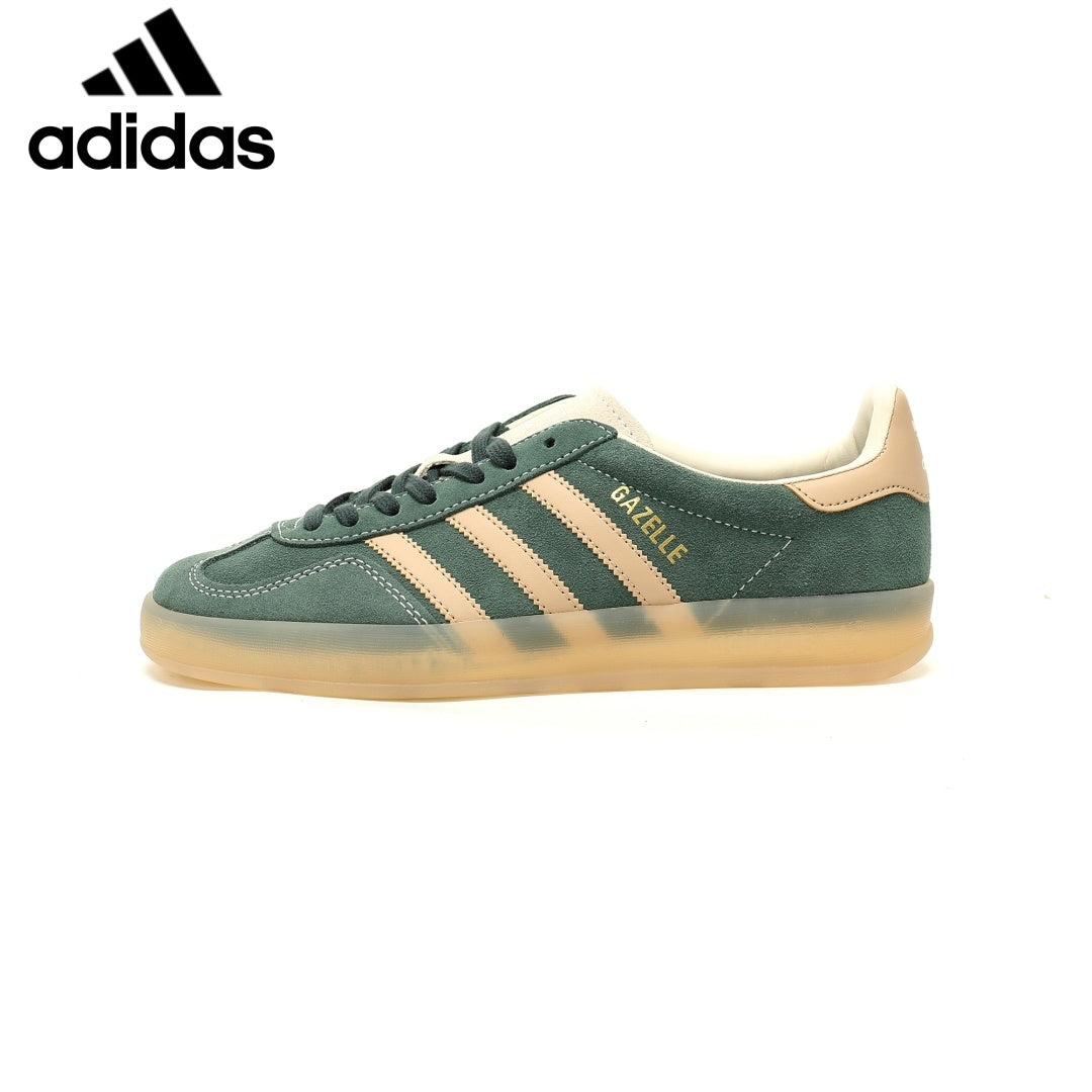 adidas Gazelle Indoor "Green Beige"ShoesClassic sneakers，Adidas Women's Shoe Sale / Men's Shoe Sale