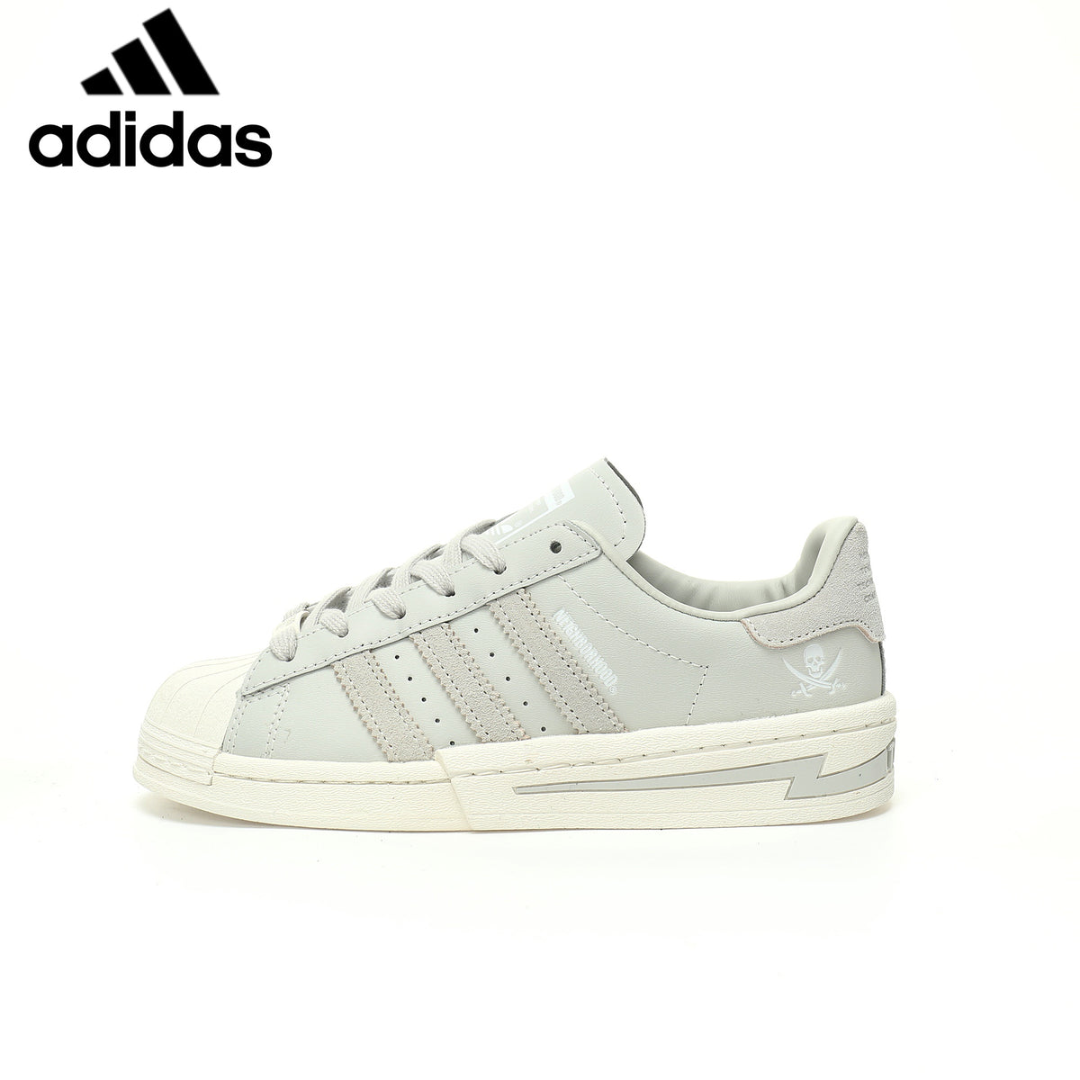 adidas Superstar x NEIGHBORHOOD Sneakers – Light Gray，Adidas Women's Shoe Sale / Men's Shoe Sale