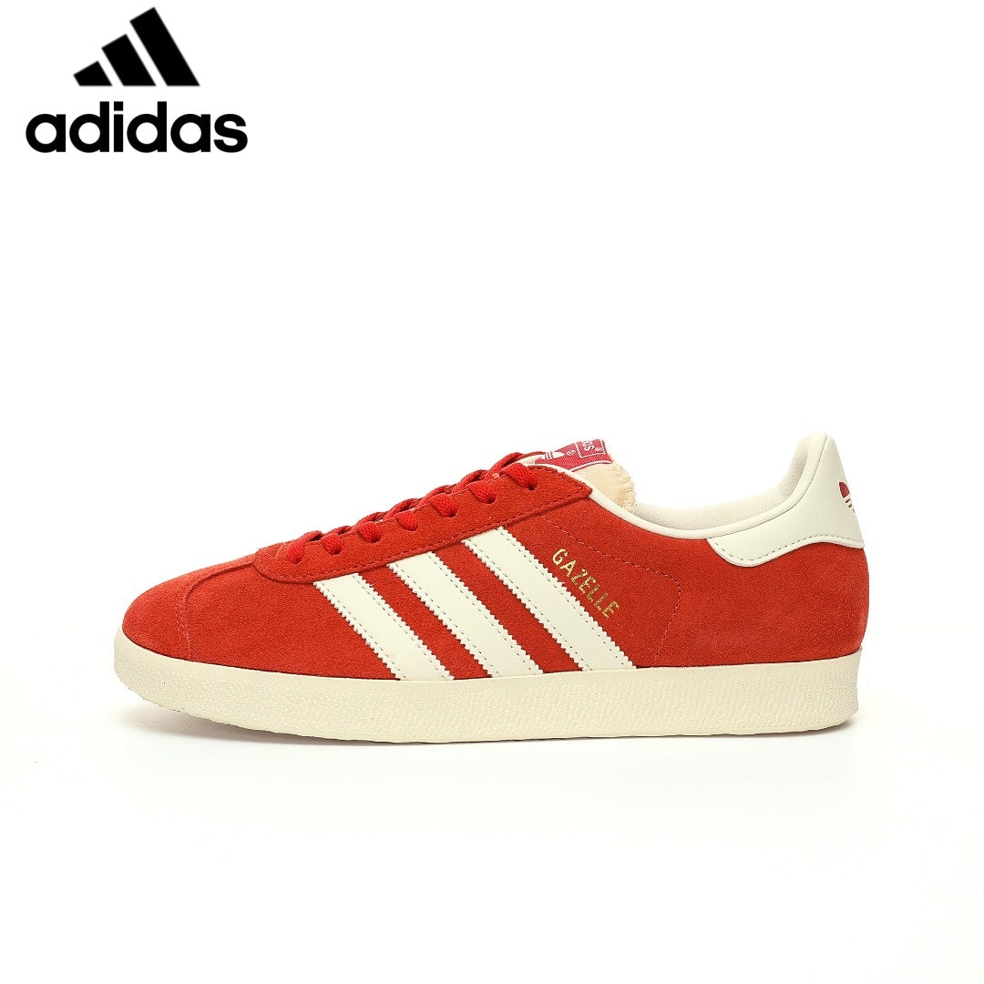adidas Gazelle "Red Cream White"ShoesClassic sneakers，Adidas Women's Shoe Sale / Men's Shoe Sale
