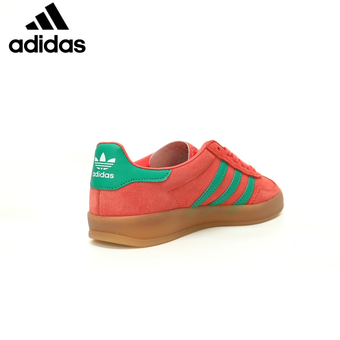 adidas Gazelle Indoor Sneakers – Red / Green-ShoesClassic sneakers，Adidas Women's Shoe Sale / Men's Shoe Sale