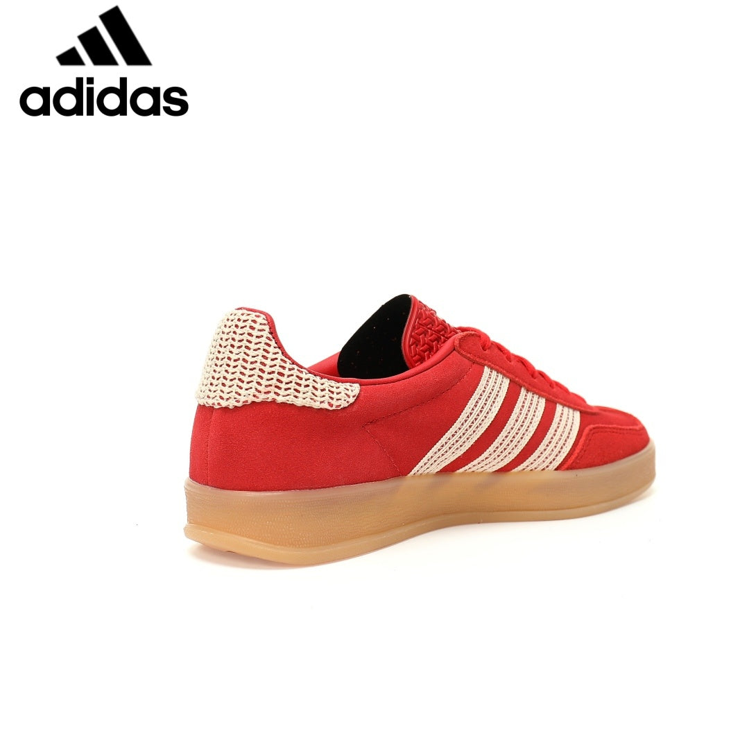 adidas Gazelle Indoor Sneakers – Red / Off White - ShoesClassic sneakers，Adidas Women's Shoe Sale / Men's Shoe Sale