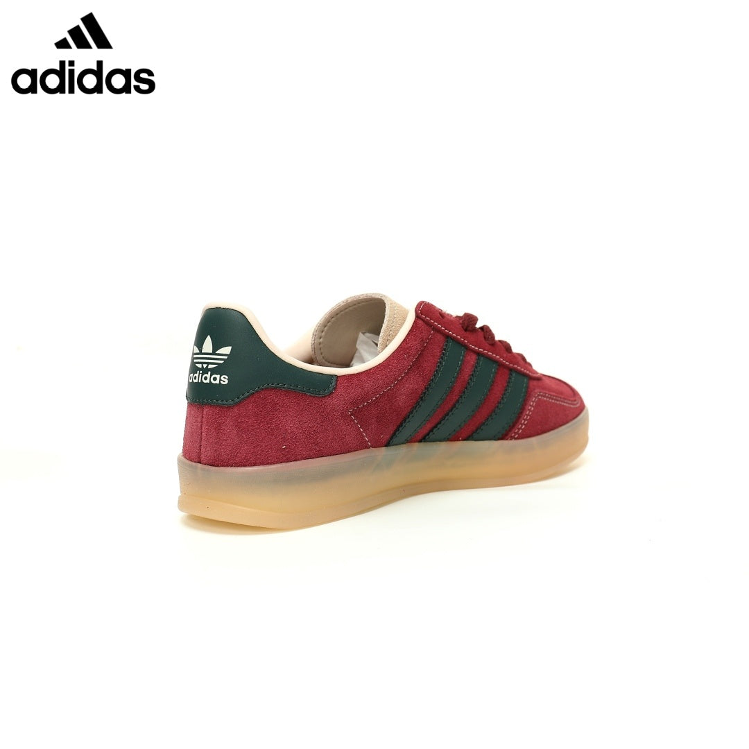 adidas Gazelle Indoor "Burgundy Green"ShoesClassic sneakers，Adidas Women's Shoe Sale / Men's Shoe Sale