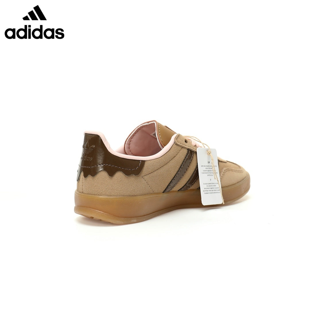 adidas Gazelle Indoor "Cardboard Brown Sandy Pink Gum" Women Sneakers-Adidas Women's Shoe Sale / Men's Shoe Sale