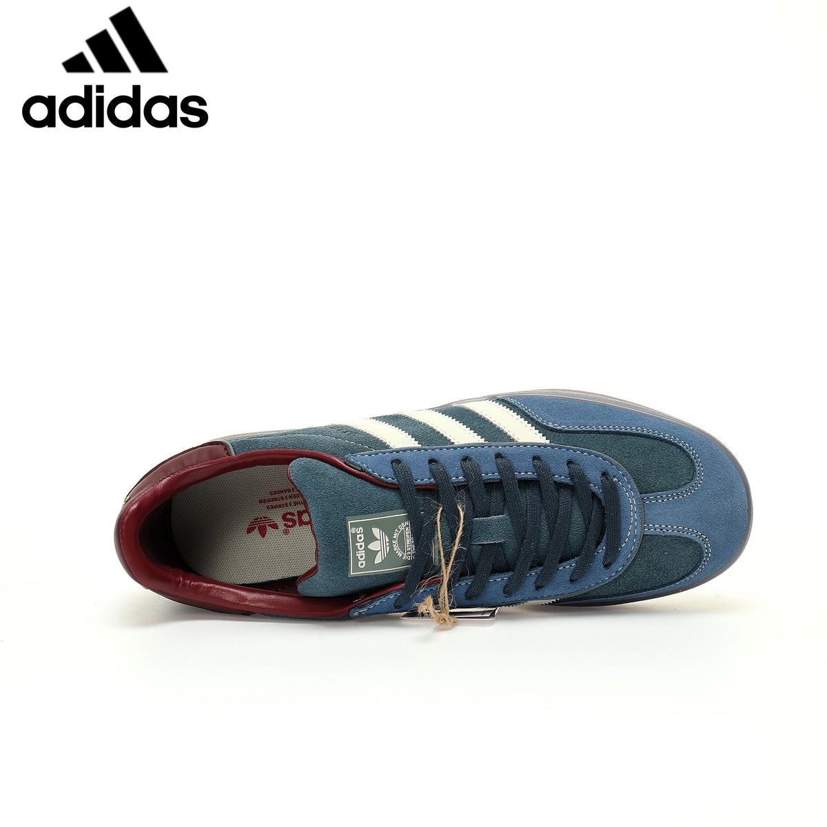adidas Gazelle Indoor "Dark Teal Burgundy"ShoesClassic sneakers，Adidas Women's Shoe Sale / Men's Shoe Sale