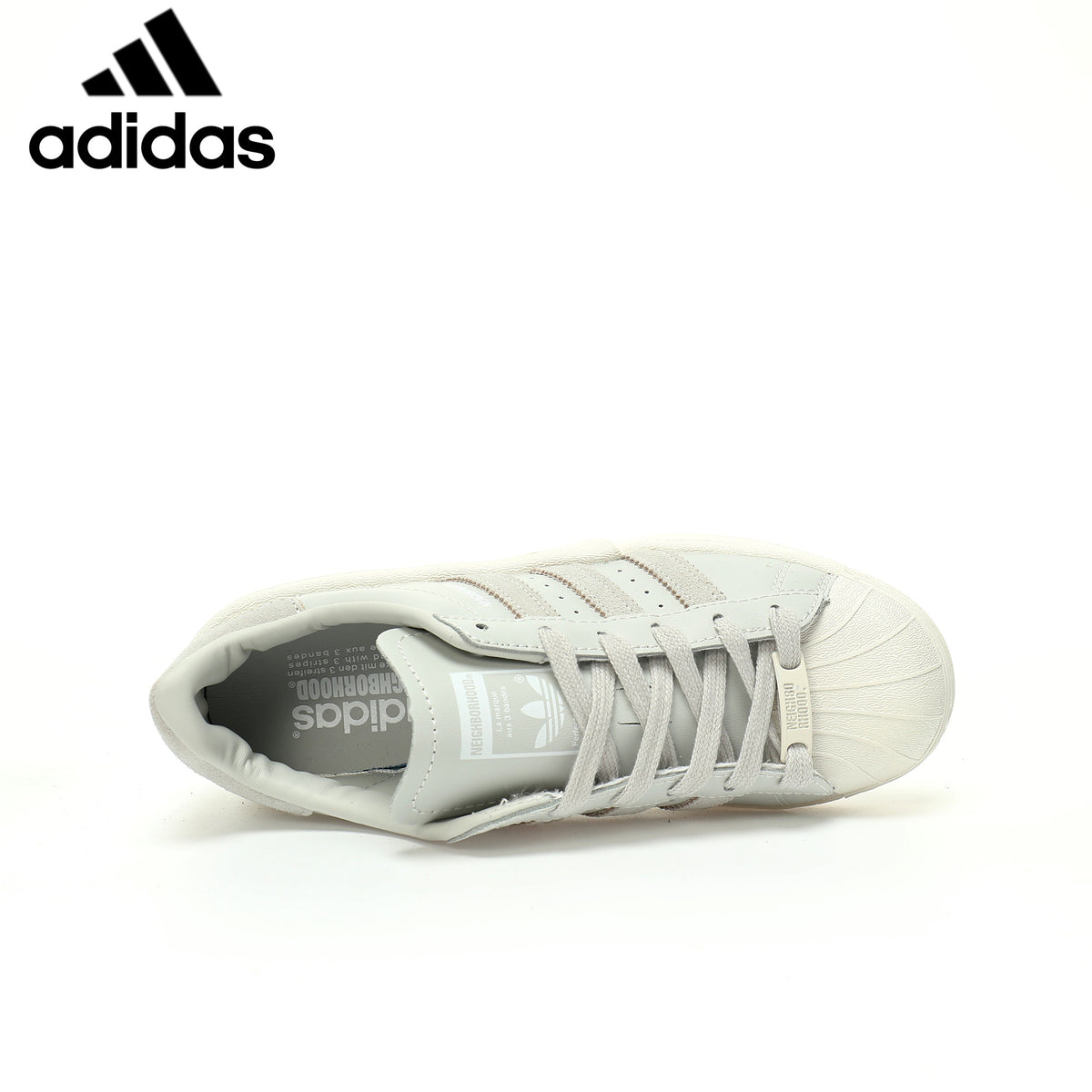 adidas Superstar x NEIGHBORHOOD Sneakers – Light Gray，Adidas Women's Shoe Sale / Men's Shoe Sale