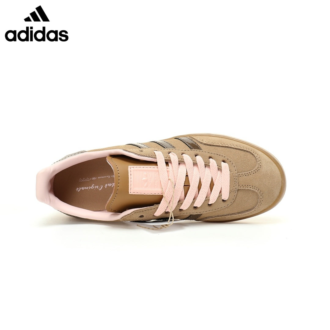 adidas Gazelle Indoor "Cardboard Brown Sandy Pink Gum" Women Sneakers-Adidas Women's Shoe Sale / Men's Shoe Sale