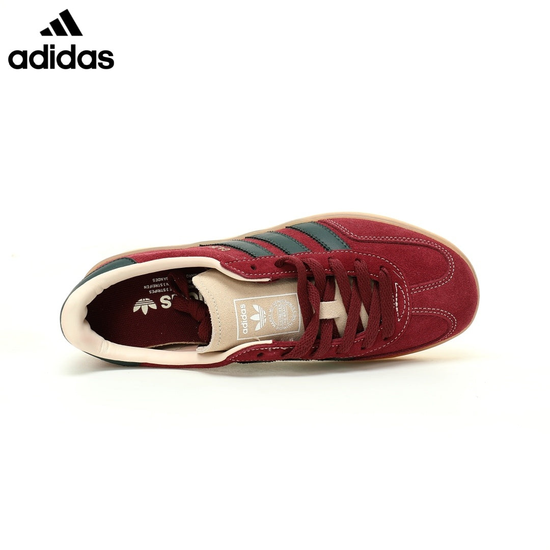 adidas Gazelle Indoor "Burgundy Green"ShoesClassic sneakers，Adidas Women's Shoe Sale / Men's Shoe Sale