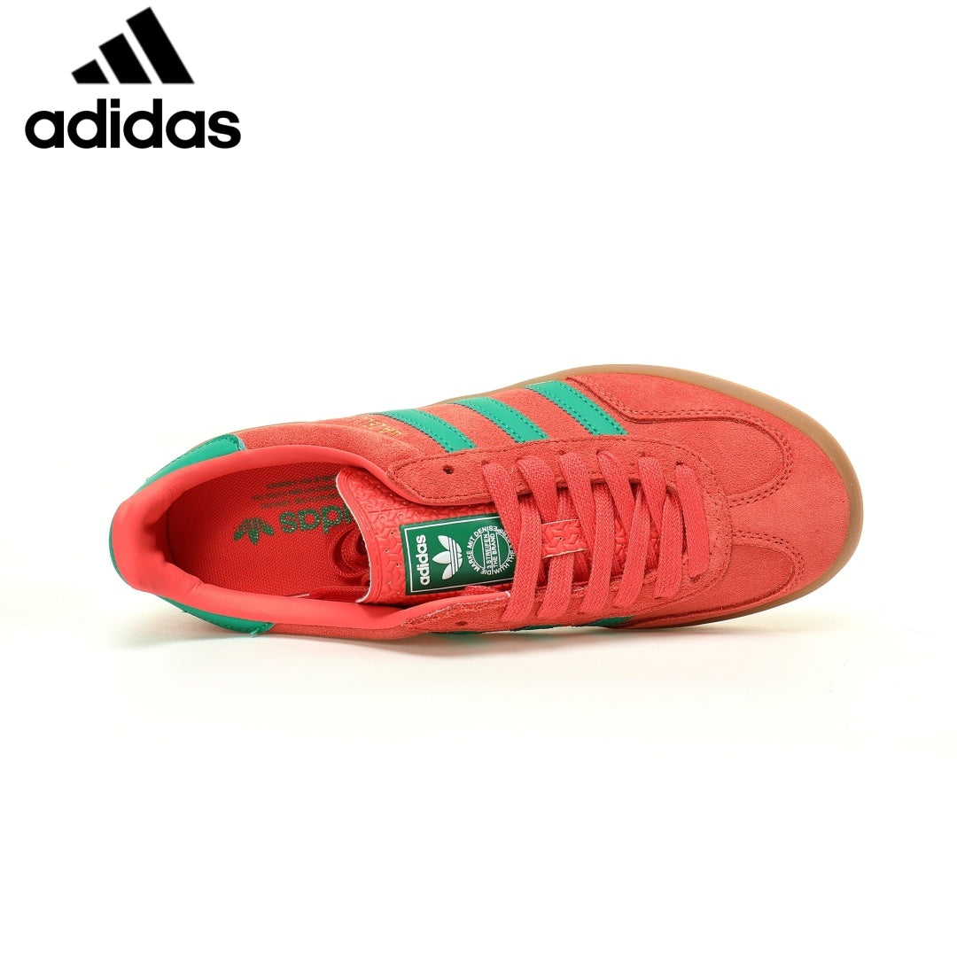 adidas Gazelle Indoor Sneakers – Red / Green-ShoesClassic sneakers，Adidas Women's Shoe Sale / Men's Shoe Sale