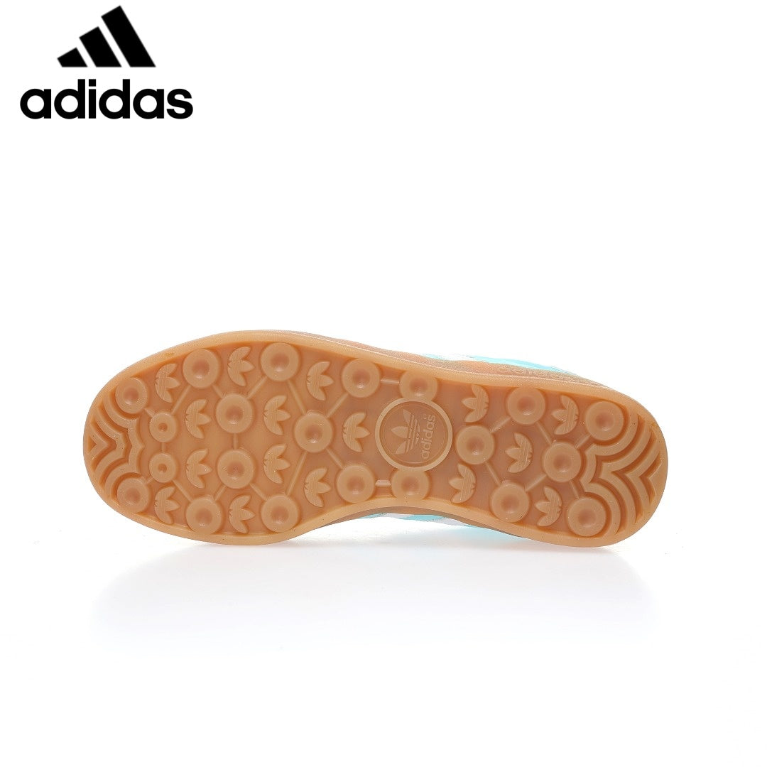 adidas Gazelle Indoor "Cyan Blue White Orange"Adidas Women's Shoe Sale / Men's Shoe Sale