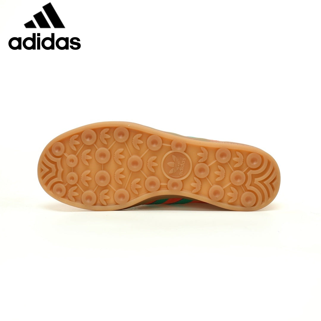adidas Gazelle Indoor Sneakers – Red / Green-ShoesClassic sneakers，Adidas Women's Shoe Sale / Men's Shoe Sale
