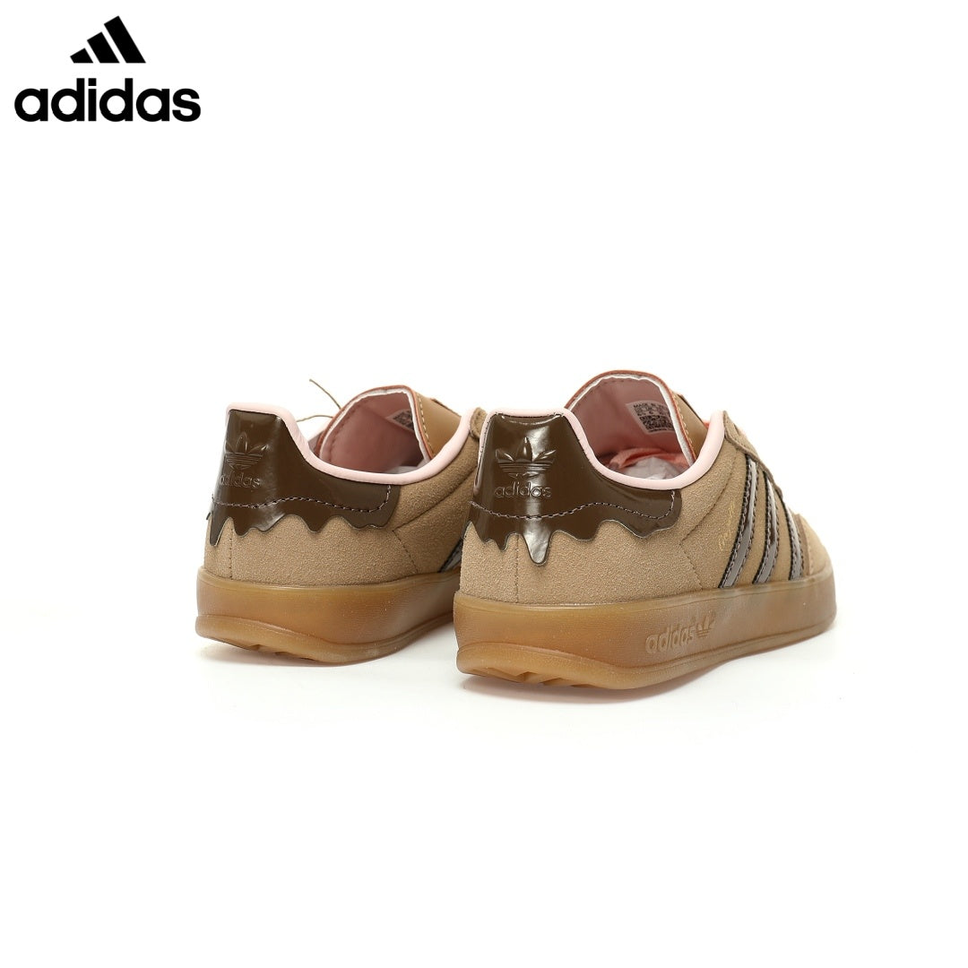 adidas Gazelle Indoor "Cardboard Brown Sandy Pink Gum" Women Sneakers-Adidas Women's Shoe Sale / Men's Shoe Sale