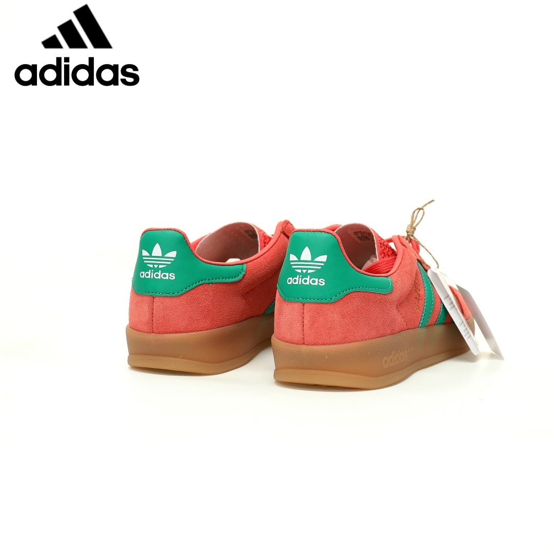 adidas Gazelle Indoor Sneakers – Red / Green-ShoesClassic sneakers，Adidas Women's Shoe Sale / Men's Shoe Sale