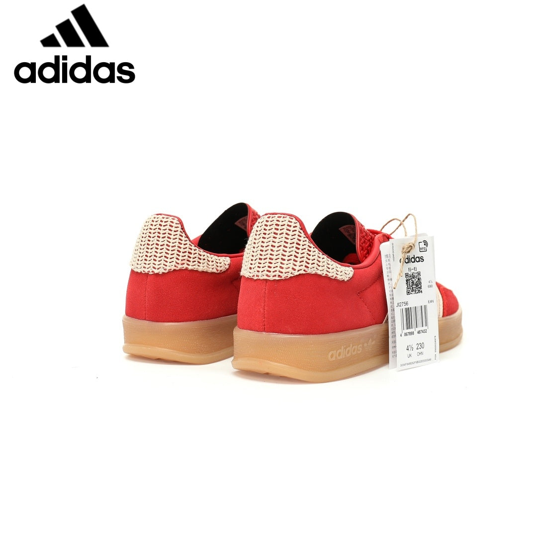 adidas Gazelle Indoor Sneakers – Red / Off White - ShoesClassic sneakers，Adidas Women's Shoe Sale / Men's Shoe Sale