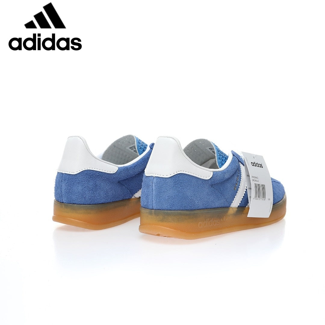 adidas Gazelle Indoor "Blue White"ShoesClassic sneakers，Adidas Women's Shoe Sale / Men's Shoe Sale