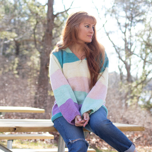 Womens Hooded Sweater Knitting Pattern