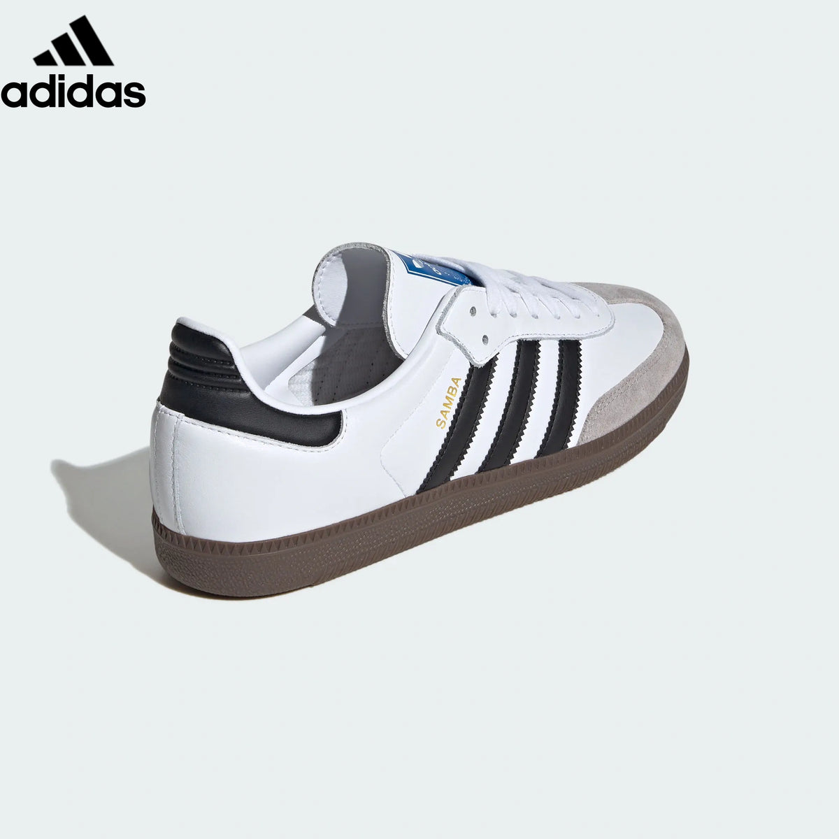 adidas Originals Samba OG Shoes "Cloud White / Core Black / Gum"Classic sneakers，Adidas Women's Shoe Sale / Men's Shoe Sale