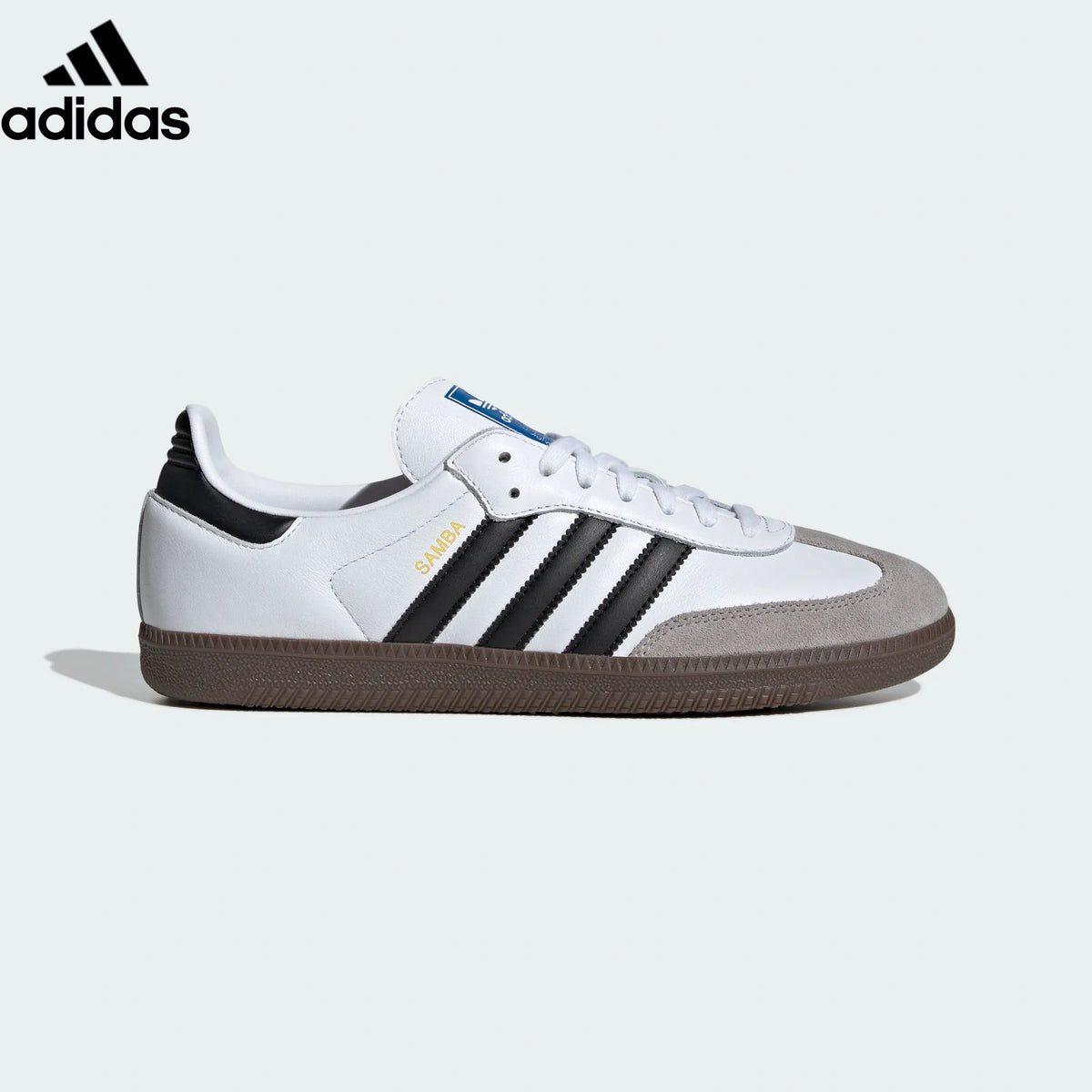 adidas Originals Samba OG Shoes "Cloud White / Core Black / Gum"Classic sneakers，Adidas Women's Shoe Sale / Men's Shoe Sale