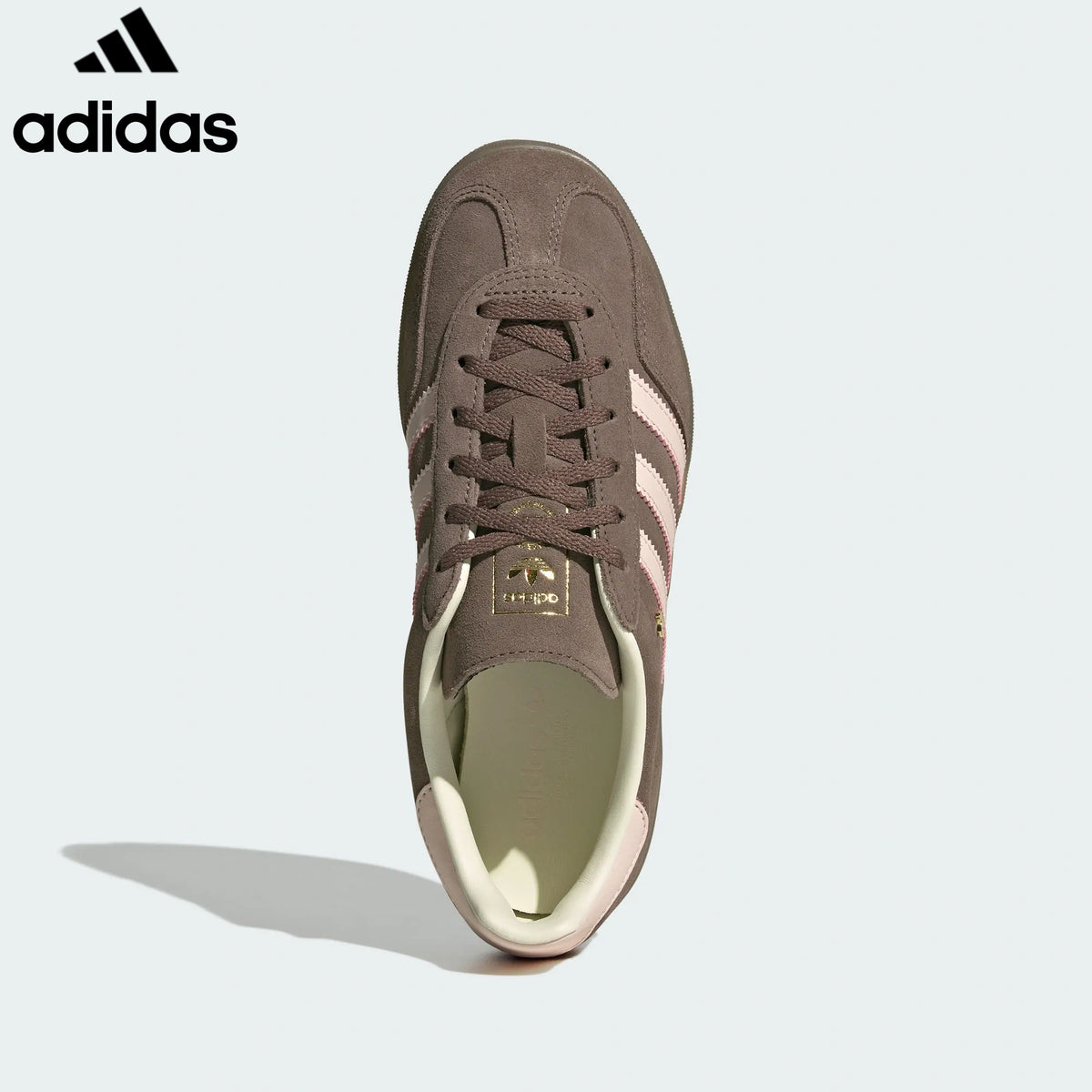 adidas Originals Gazelle Indoor Shoes "Dark Brown / Light Pink"ShoesClassic sneakers，Adidas Women's Shoe Sale / Men's Shoe Sale