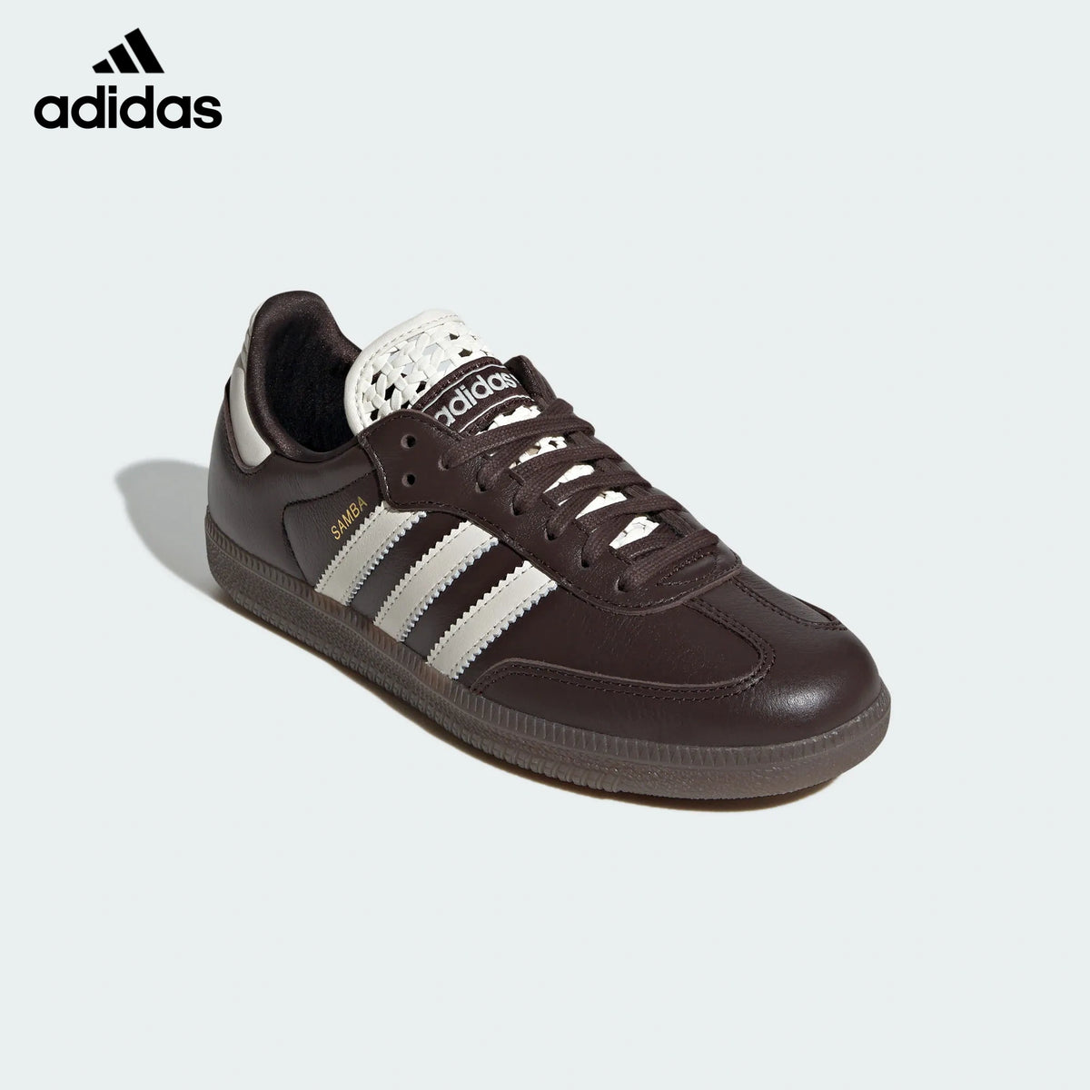 adidas Originals Samba OG Shoes "Dark Brown / Off White / Gum"Classic sneakers，Adidas Women's Shoe Sale / Men's Shoe Sale