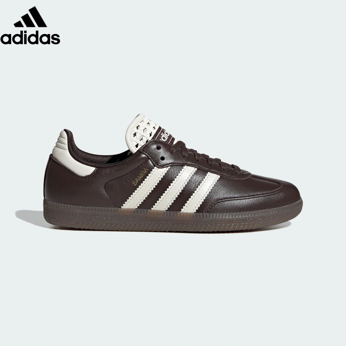 adidas Originals Samba OG Shoes "Dark Brown / Off White / Gum"Classic sneakers，Adidas Women's Shoe Sale / Men's Shoe Sale