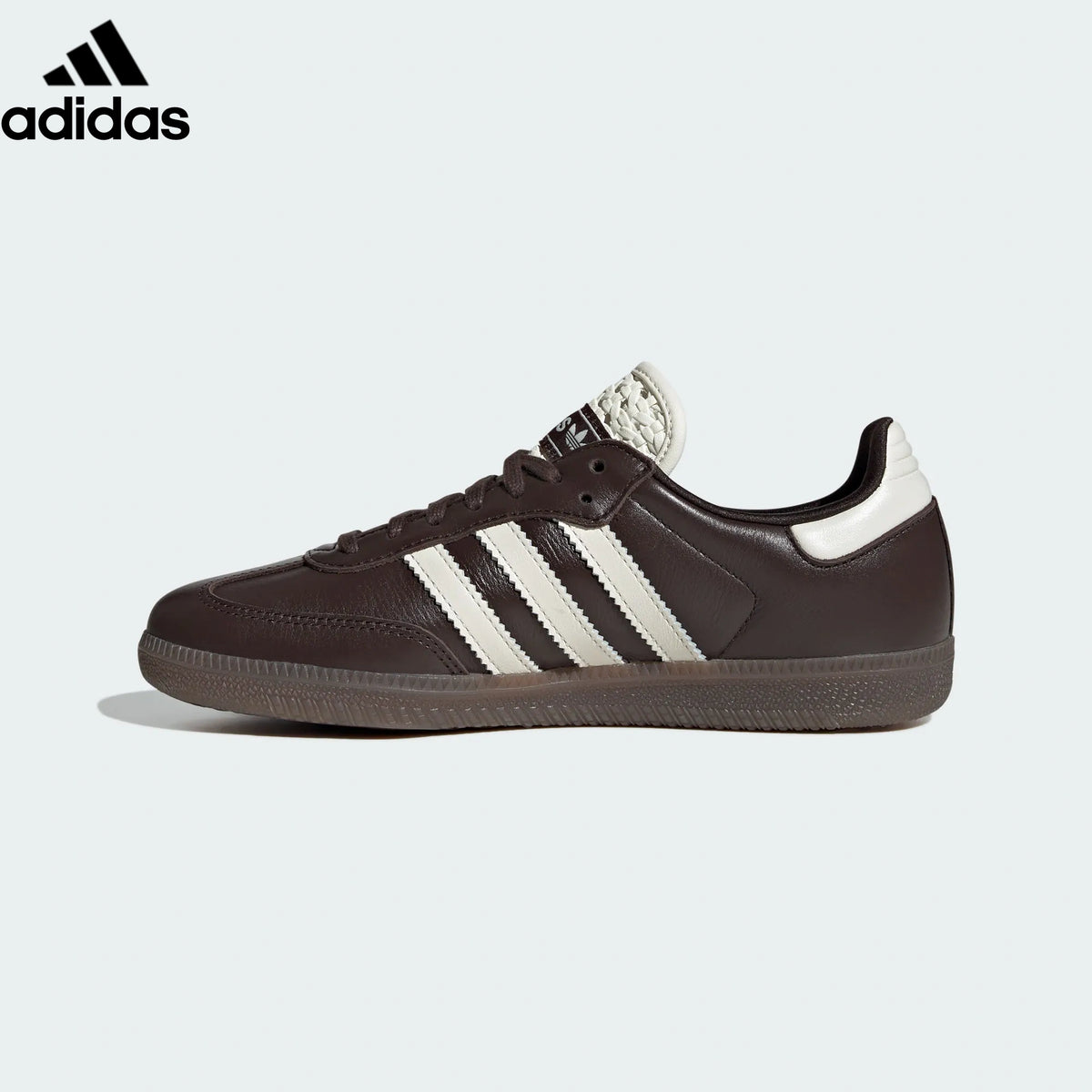adidas Originals Samba OG Shoes "Dark Brown / Off White / Gum"Classic sneakers，Adidas Women's Shoe Sale / Men's Shoe Sale