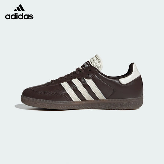 adidas Originals Samba OG Shoes "Dark Brown / Off White / Gum"Classic sneakers，Adidas Women's Shoe Sale / Men's Shoe Sale