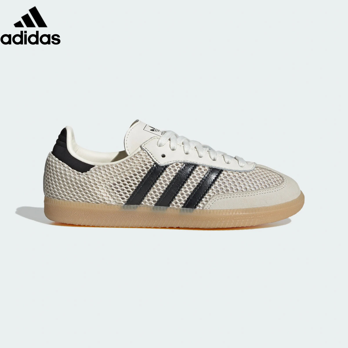 adidas Originals Samba OG Shoes "Crystal White / Core Black / Gum"Classic sneakers，Adidas Women's Shoe Sale / Men's Shoe Sale