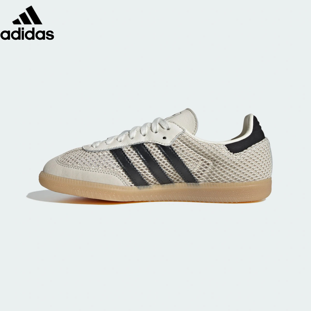 adidas Originals Samba OG Shoes "Crystal White / Core Black / Gum"Classic sneakers，Adidas Women's Shoe Sale / Men's Shoe Sale