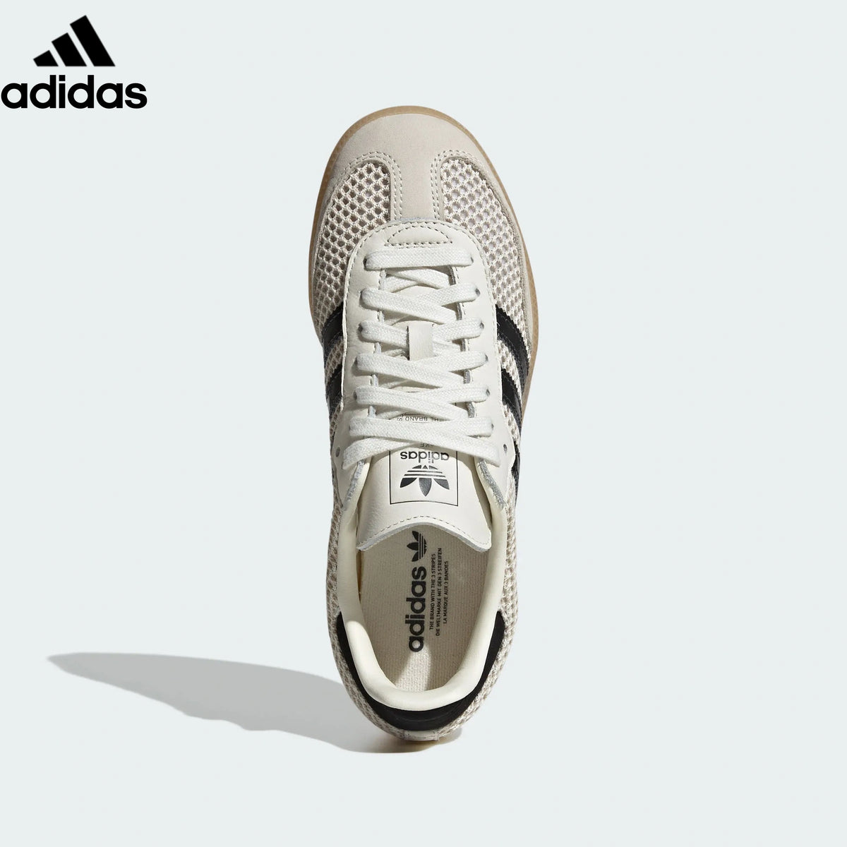 adidas Originals Samba OG Shoes "Crystal White / Core Black / Gum"Classic sneakers，Adidas Women's Shoe Sale / Men's Shoe Sale