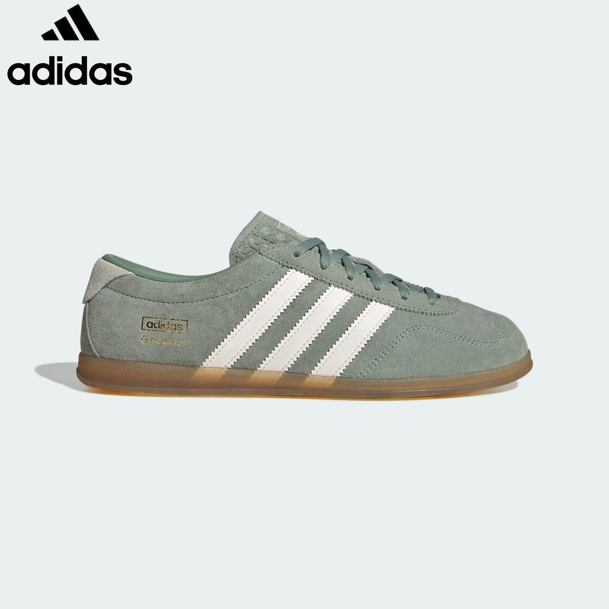 adidas Originals Gazelle Indoor Shoes "Sage Green / Off White"ShoesClassic sneakers，Adidas Women's Shoe Sale / Men's Shoe Sale