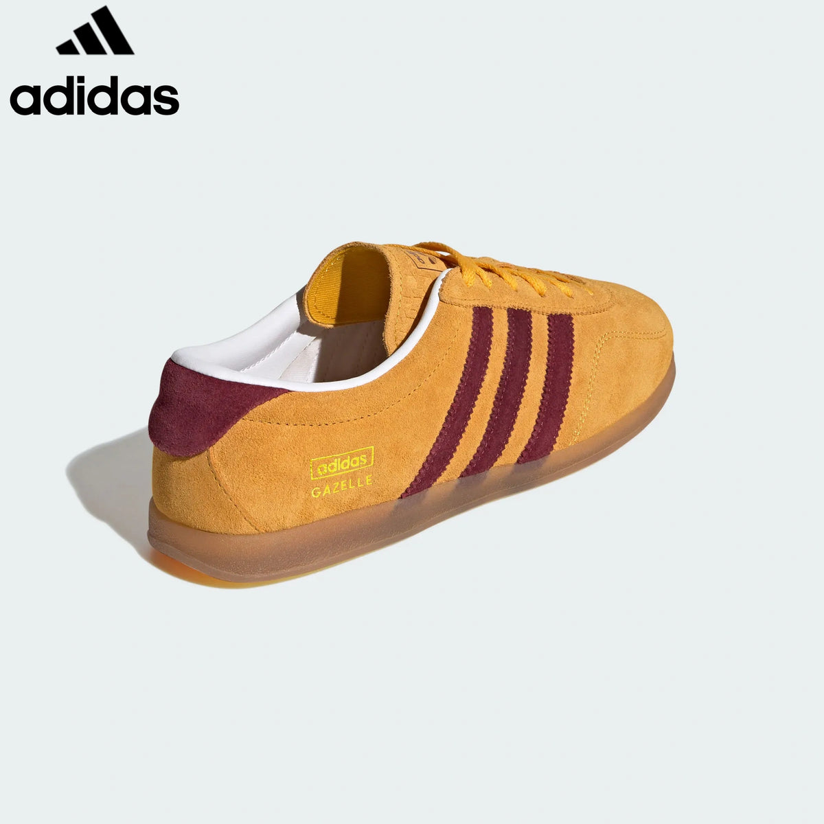 adidas Originals Gazelle Indoor Shoes "Preloved Yellow / Maroon"ShoesClassic sneakers，Adidas Women's Shoe Sale / Men's Shoe Sale