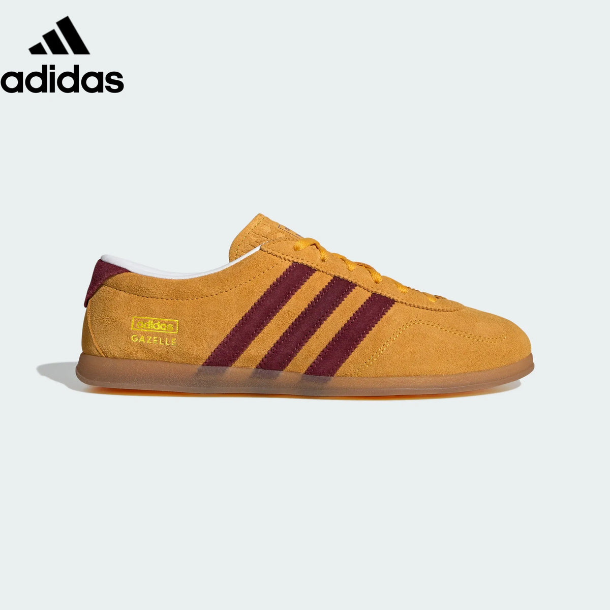 adidas Originals Gazelle Lo Pro W Shoes "Crew Yellow / Shadow Red / Gum"ShoesClassic sneakers，Adidas Women's Shoe Sale / Men's Shoe Sale