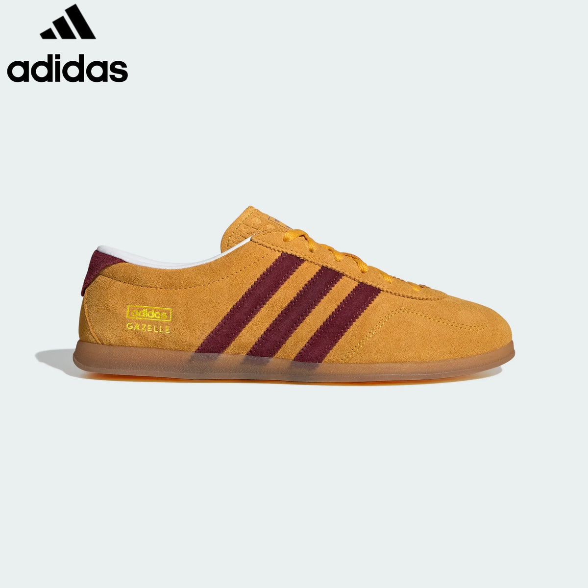 adidas Originals Gazelle Indoor Shoes "Preloved Yellow / Maroon"ShoesClassic sneakers，Adidas Women's Shoe Sale / Men's Shoe Sale
