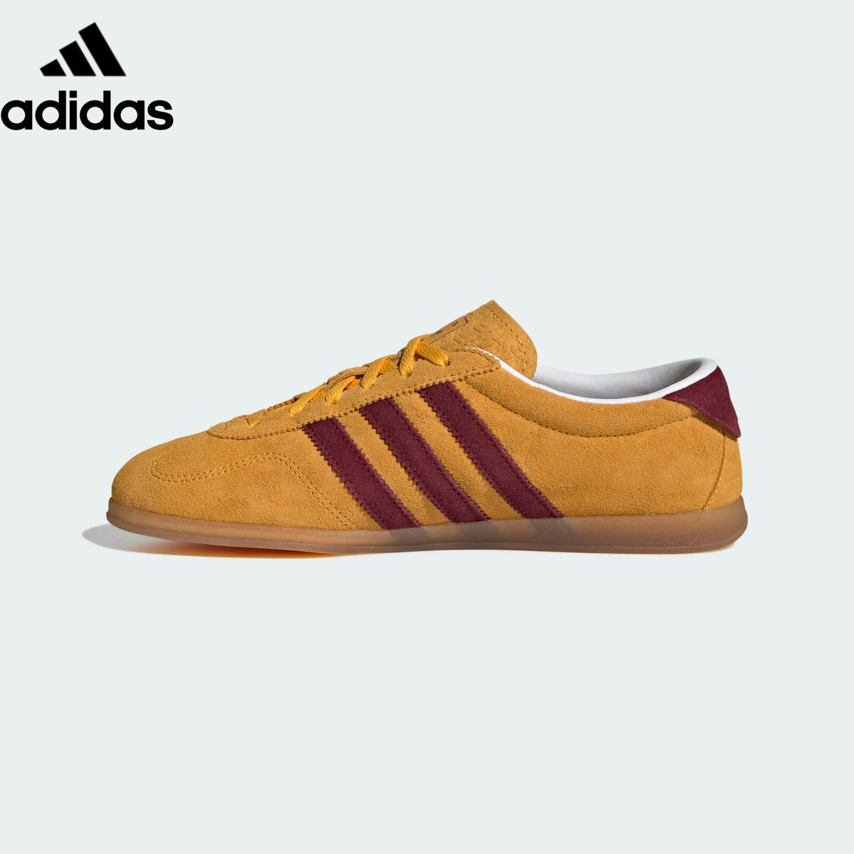 adidas Originals Gazelle Lo Pro W Shoes "Crew Yellow / Shadow Red / Gum"ShoesClassic sneakers，Adidas Women's Shoe Sale / Men's Shoe Sale