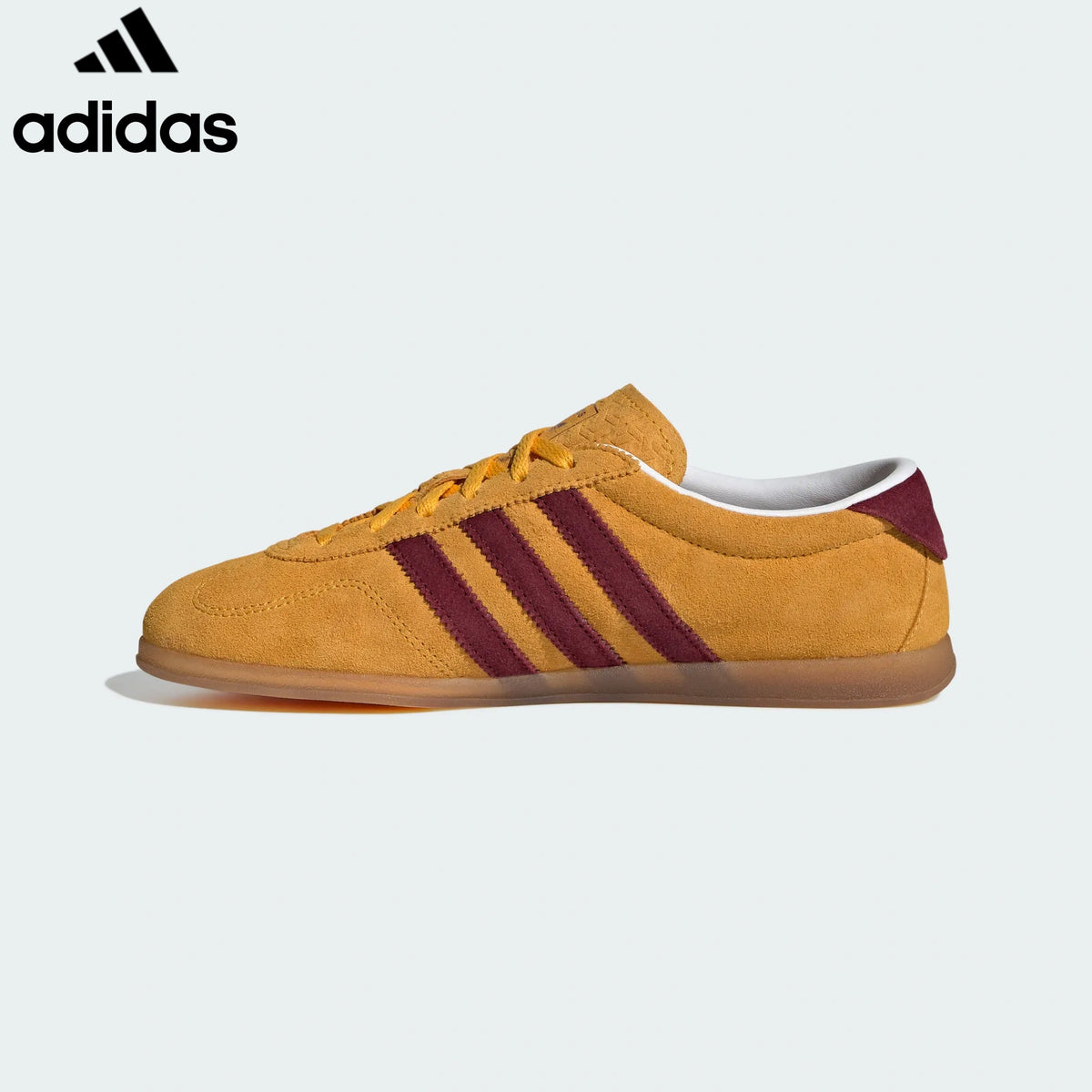 adidas Originals Gazelle Indoor Shoes "Preloved Yellow / Maroon"ShoesClassic sneakers，Adidas Women's Shoe Sale / Men's Shoe Sale