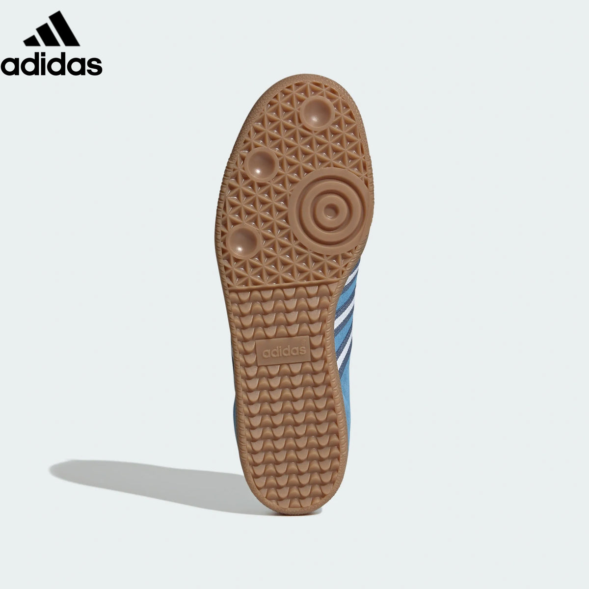 adidas Originals Samba OG Shoes "Light Blue / Crew Blue / Gum"Classic sneakers，Adidas Women's Shoe Sale / Men's Shoe Sale
