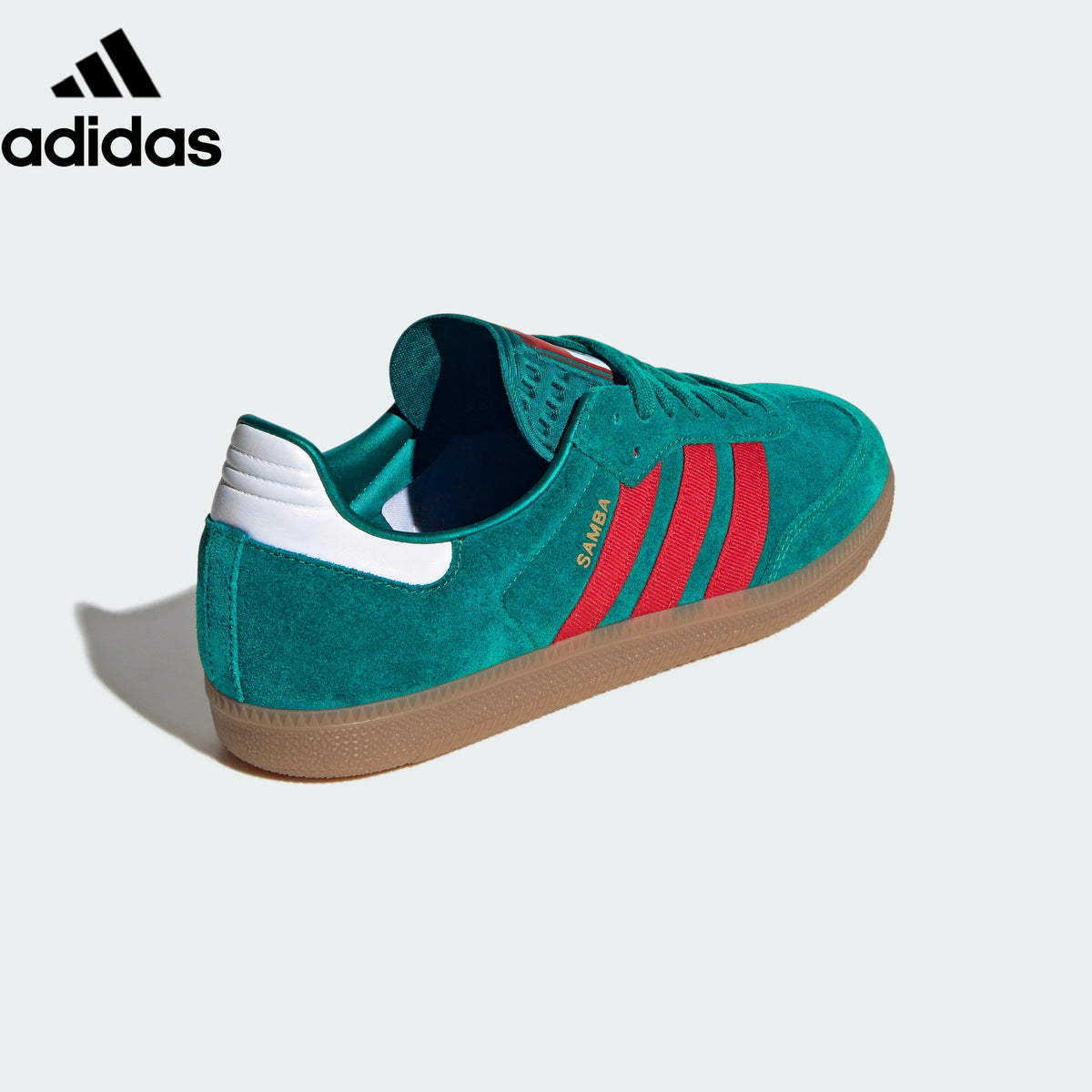 adidas Originals Samba Shoes "Collegiate Green / Red / White"ShoesClassic sneakers，Adidas Women's Shoe Sale / Men's Shoe Sale