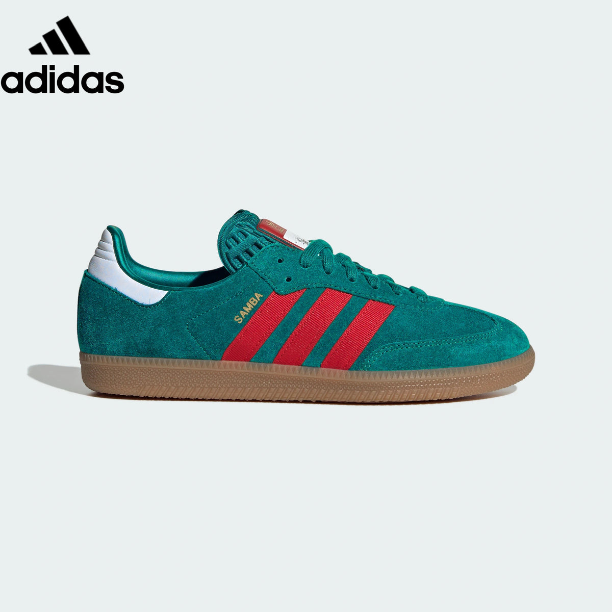 adidas Originals Samba Shoes "Collegiate Green / Red / White"ShoesClassic sneakers，Adidas Women's Shoe Sale / Men's Shoe Sale