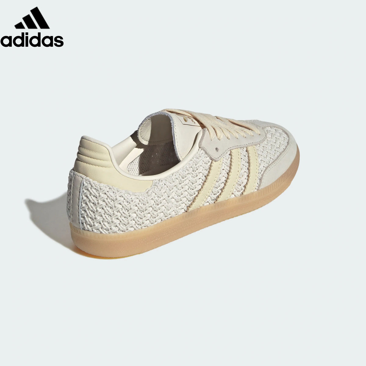 adidas Originals Samba OG Shoes "Off White / Warm Vanilla / Gum"Classic sneakers，Adidas Women's Shoe Sale / Men's Shoe Sale