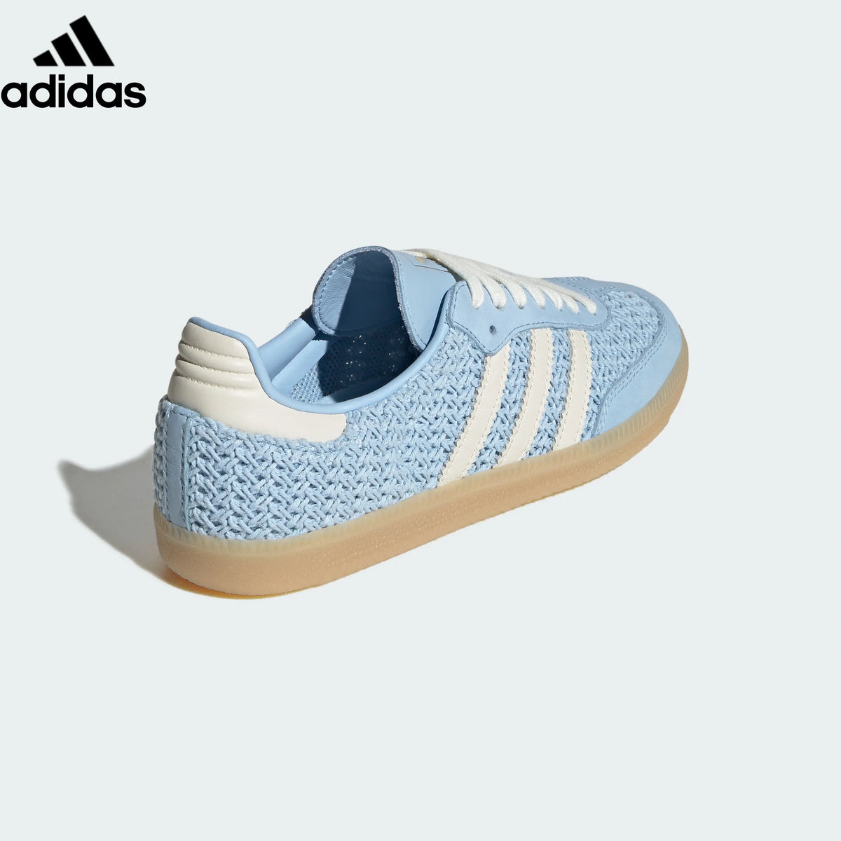 adidas Originals Samba OG Shoes "Clear Sky / Off White / Gum"Classic sneakers，Adidas Women's Shoe Sale / Men's Shoe Sale